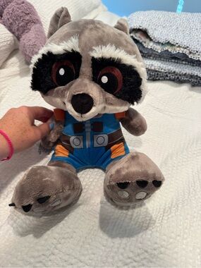 Marvel Rocket Raccoon Plush - Gray, Black & Blue